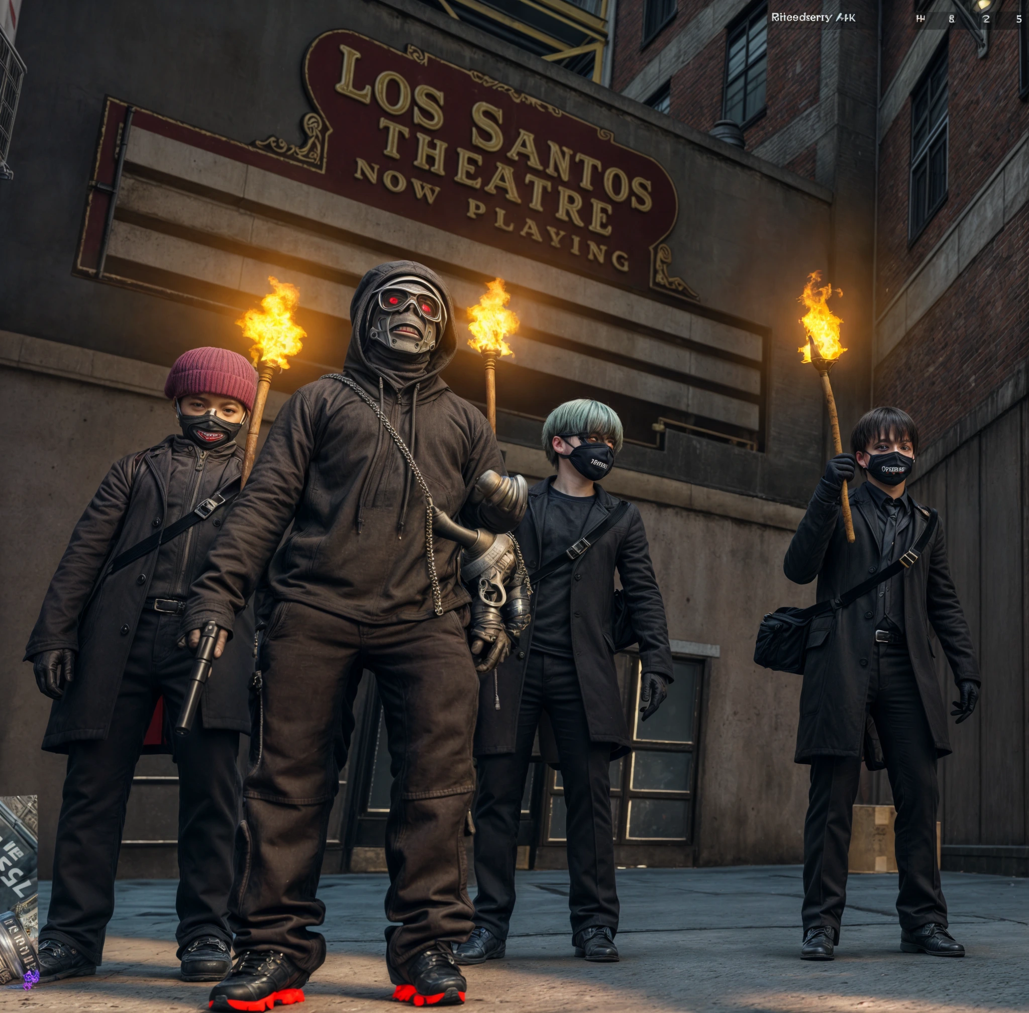 black market gang hanging out