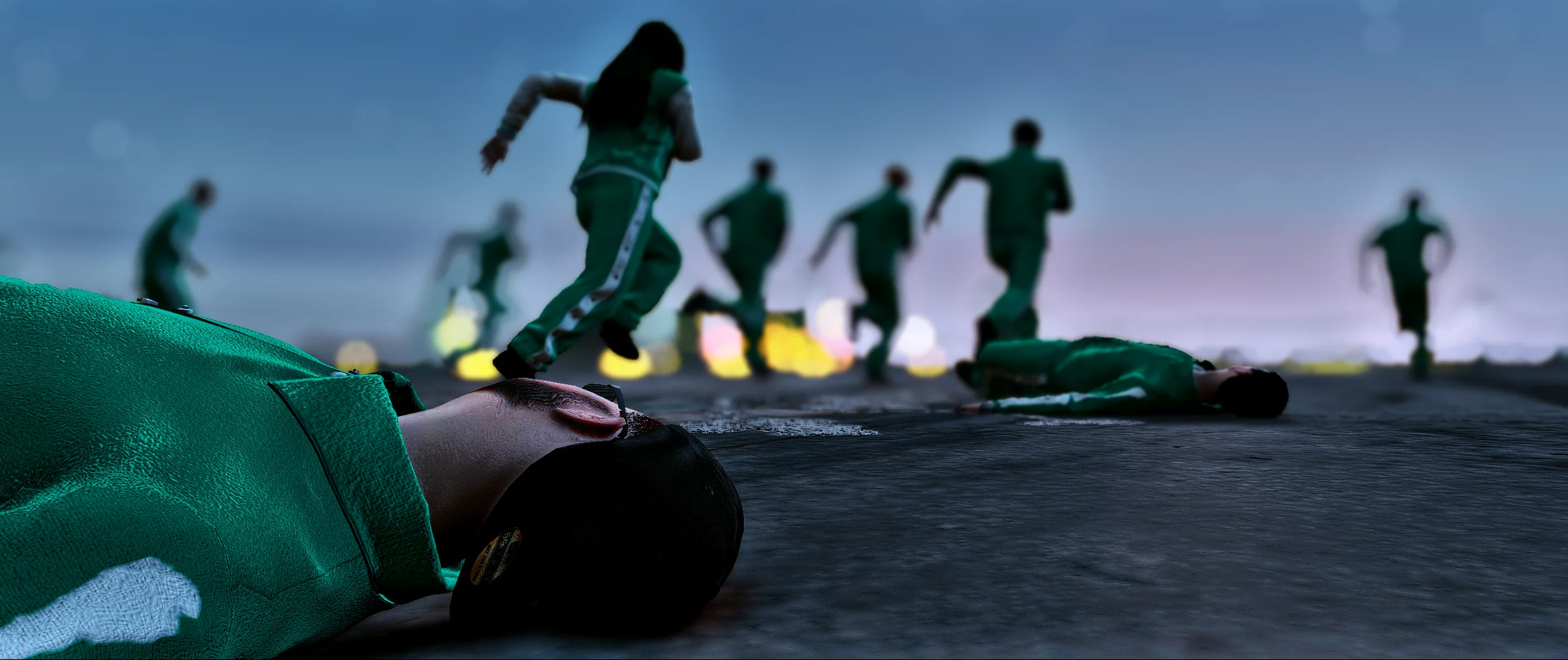 dead in green light/red light